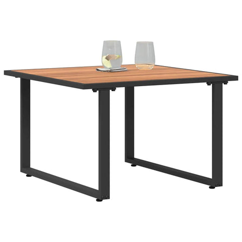 vidaXL Coffee Table Black and Brown 55 x 55 x 35 cm