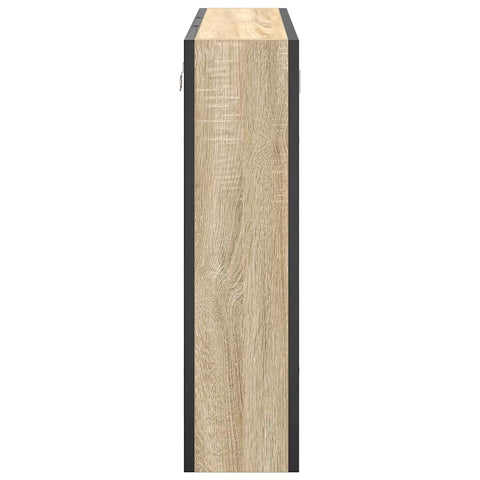 vidaXL Bathroom Mirror Cabinet Beige 60 x 16 x 60 cm Engineered wood