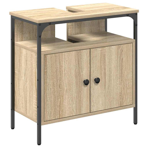 vidaXL Bathroom Sink Cabinet Beige 60 x 30 x 60 cm Engineered wood