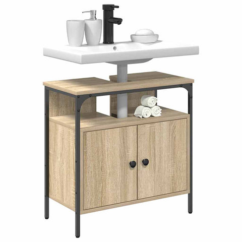 vidaXL Bathroom Sink Cabinet Beige 60 x 30 x 60 cm Engineered wood