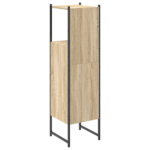 vidaXL Bathroom Cabinet Beige 33 x 33 x 120.5 cm Engineered wood