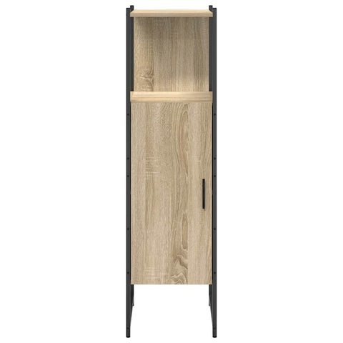 vidaXL Bathroom Cabinet Beige 33 x 33 x 120.5 cm Engineered wood