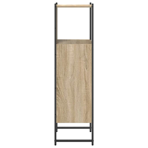 vidaXL Bathroom Cabinet Beige 33 x 33 x 120.5 cm Engineered wood