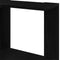 vidaXL Corner Bookcase 3-Tier Black Oak 50x50x102 cm Engineered Wood