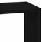 vidaXL Bookcase 5-Tier Black Oak 45x23,5x162,5 cm Engineered Wood