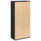 vidaXL Bookcase Black Oak 50x25x105 cm Engineered Wood