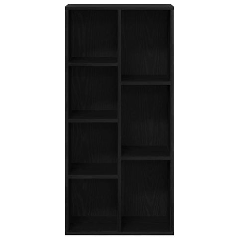 vidaXL Bookcase Black Oak 50x25x105 cm Engineered Wood