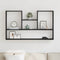 vidaXL Wall Shelf Black Oak 99x15x60 cm Engineered Wood