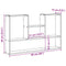 vidaXL Wall Shelf Black Oak 99x15x60 cm Engineered Wood
