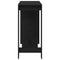 vidaXL Bar Table Black Oak 124 x 46 x 103.5 cm Engineered Wood
