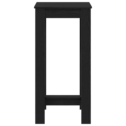 vidaXL Bar Table Black Oak 51 x 50 x 103.5 cm Engineered Wood
