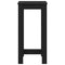 vidaXL Bar Table Black Oak 51 x 50 x 103.5 cm Engineered Wood