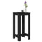 vidaXL Bar Table Black Oak 51 x 50 x 103.5 cm Engineered Wood