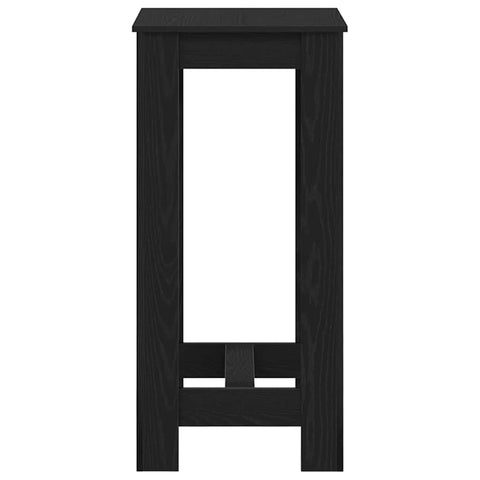 vidaXL Bar Table Black Oak 51 x 50 x 103.5 cm Engineered Wood
