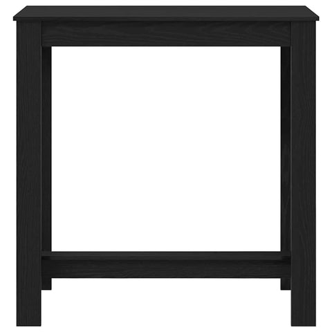 vidaXL Bar Table Black Oak 102 x 50 x 103.5 cm Engineered Wood