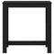 vidaXL Bar Table Black Oak 102 x 50 x 103.5 cm Engineered Wood