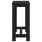 vidaXL Bar Table Black Oak 102 x 50 x 103.5 cm Engineered Wood