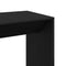 vidaXL Bar Table Black Oak 51 x 50 x 103.5 cm Engineered Wood