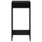 vidaXL Bar Table Black Oak 51 x 50 x 103.5 cm Engineered Wood