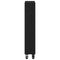 vidaXL Narrow Storage Trolley Black oak 48 x 13 x 68 cm