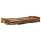 vidaXL Storage Bed Frame with Drawer with Headboard with Storage Old wood 120 x 200 cm Wood