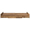 vidaXL Storage Bed Frame with Drawer with Headboard with Storage Old wood 120 x 200 cm Wood