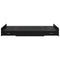 vidaXL Storage Bed Frame with Drawer Black oak 120 x 190 cm Melamine