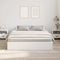 vidaXL Storage Bed Frame with Storage White 180 x 200 cm Wood