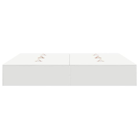 vidaXL Storage Bed Frame with Storage White 180 x 200 cm Wood