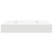 vidaXL Storage Bed Frame with Storage White 180 x 200 cm Wood