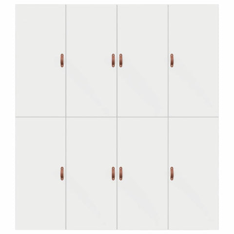 vidaXL Storage Bed Frame with Storage White 180 x 200 cm Wood