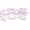 vidaXL Storage Headboard with Shelf Grey sonoma 90 cm Engineered wood