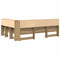 vidaXL Storage Headboard with Shelf Artisan oak 140 cm Engineered wood