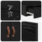 vidaXL Storage Bed Frame Black Oak 200x200 cm