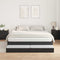 vidaXL Storage Bed Frame Black Oak 200x200 cm