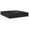 vidaXL Storage Bed Frame Black Oak 200x200 cm
