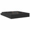 vidaXL Storage Bed Frame Black Oak 200x200 cm