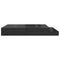 vidaXL Storage Bed Frame Black Oak 200x200 cm