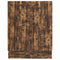 vidaXL Storage Bed Frame Smoked Oak 200x200 cm