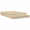 vidaXL Storage Bed Frame Sonoma Oak 140x200 cm