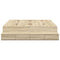 vidaXL Storage Bed Frame Sonoma Oak 140x200 cm