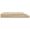 vidaXL Storage Bed Frame Sonoma Oak 140x200 cm