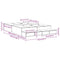 vidaXL Storage Bed Frame Sonoma Oak 140x200 cm