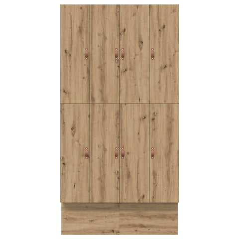 vidaXL Storage Bed Frame Artisan Oak 120 cm Engineered Wood