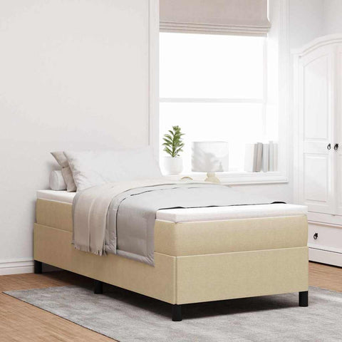 vidaXL Bed Frame Grey Green 80 x 200 cm Corduroy fabric