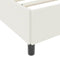 vidaXL Bed Frame Cream 100 x 200 cm Corduroy fabric