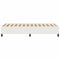 vidaXL Bed Frame Cream 100 x 200 cm Corduroy fabric