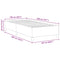 vidaXL Bed Frame Cream 100 x 200 cm Corduroy fabric