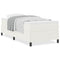 vidaXL Bed Frame Cream 100 x 200 cm Corduroy fabric