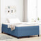 vidaXL Bed Frame Blue 120 x 190 cm Corduroy fabric